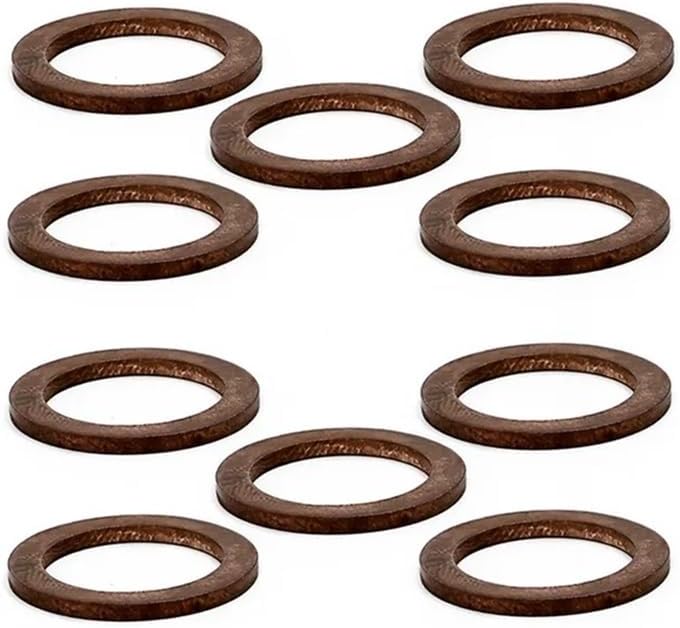 Replacement parts 100PC COPPER OIL DRAIN PLUG GASKET WASHER 007603-014106 FOR 16-17