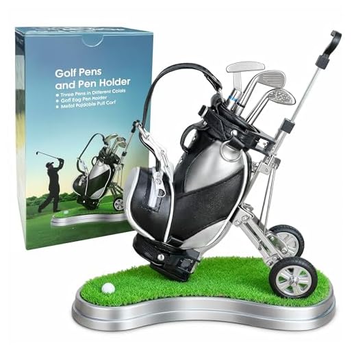 Porte-Stylos de Golf avec 3 stylos de Clubs de Golf - 10L0L