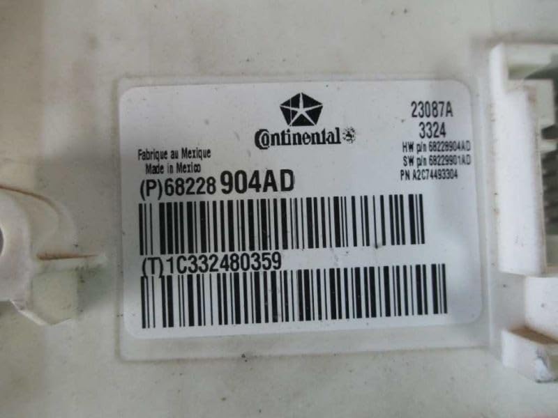 Body Control BCM Fits 15 Compatible with Dodge 1500 3500 Pickup p68228904AD 68228904AD