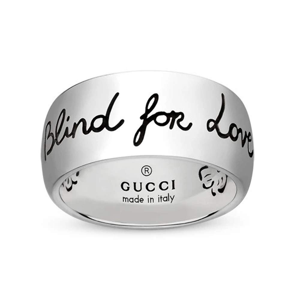 GUCCI BLIND FOR LOVE ring YBC455248001014 : Amazon.co.uk: Fashion