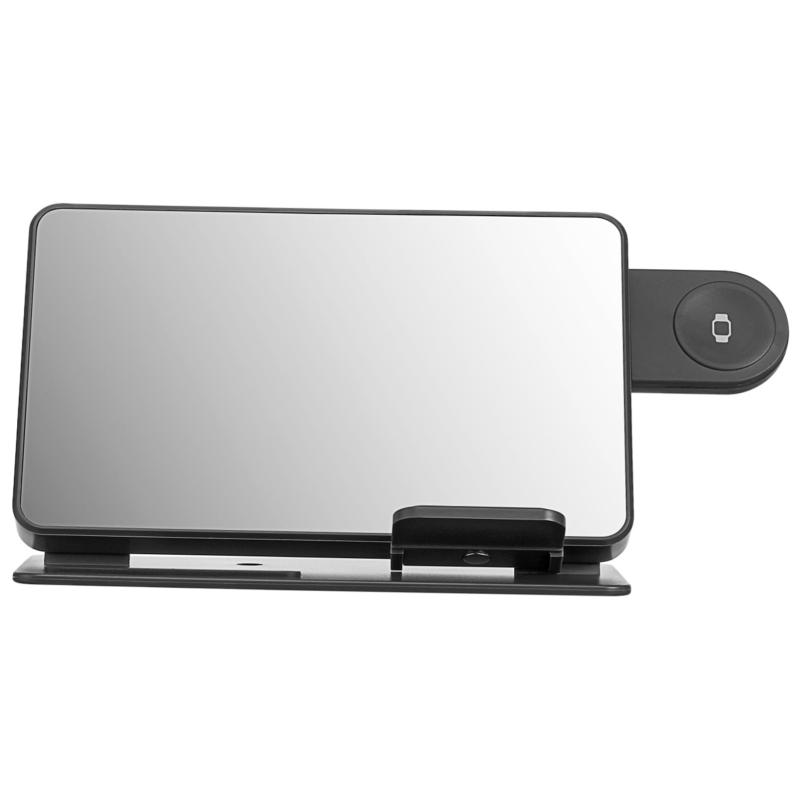 Station de Charge sans Fil avec Réveil LED et Thermomètre Support Rapide Compatible Smartwatch et Écouteurs Chargeur Induction Multifonction pour Bureau et Chambre