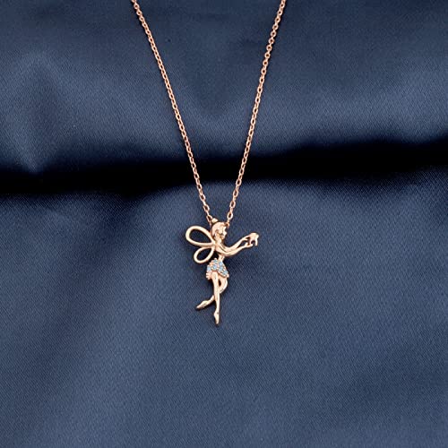 PLITI Fairy Necklace For Dentist Dental Hygienist Assistant Jewelry Fairy Wings Birthstone Necklace Sisters Birthday Gift4