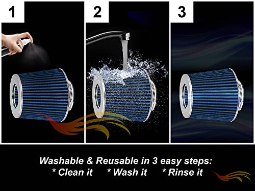 Cold Air Intake Kit 07-12 Blue
