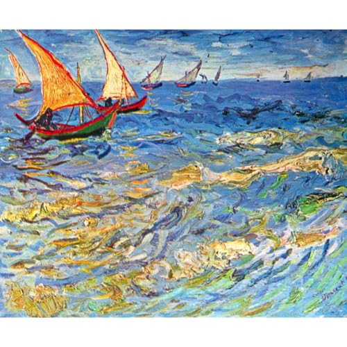Impression sur toile La mer aux Saintes-Maries pour illuminer votre salon moderne