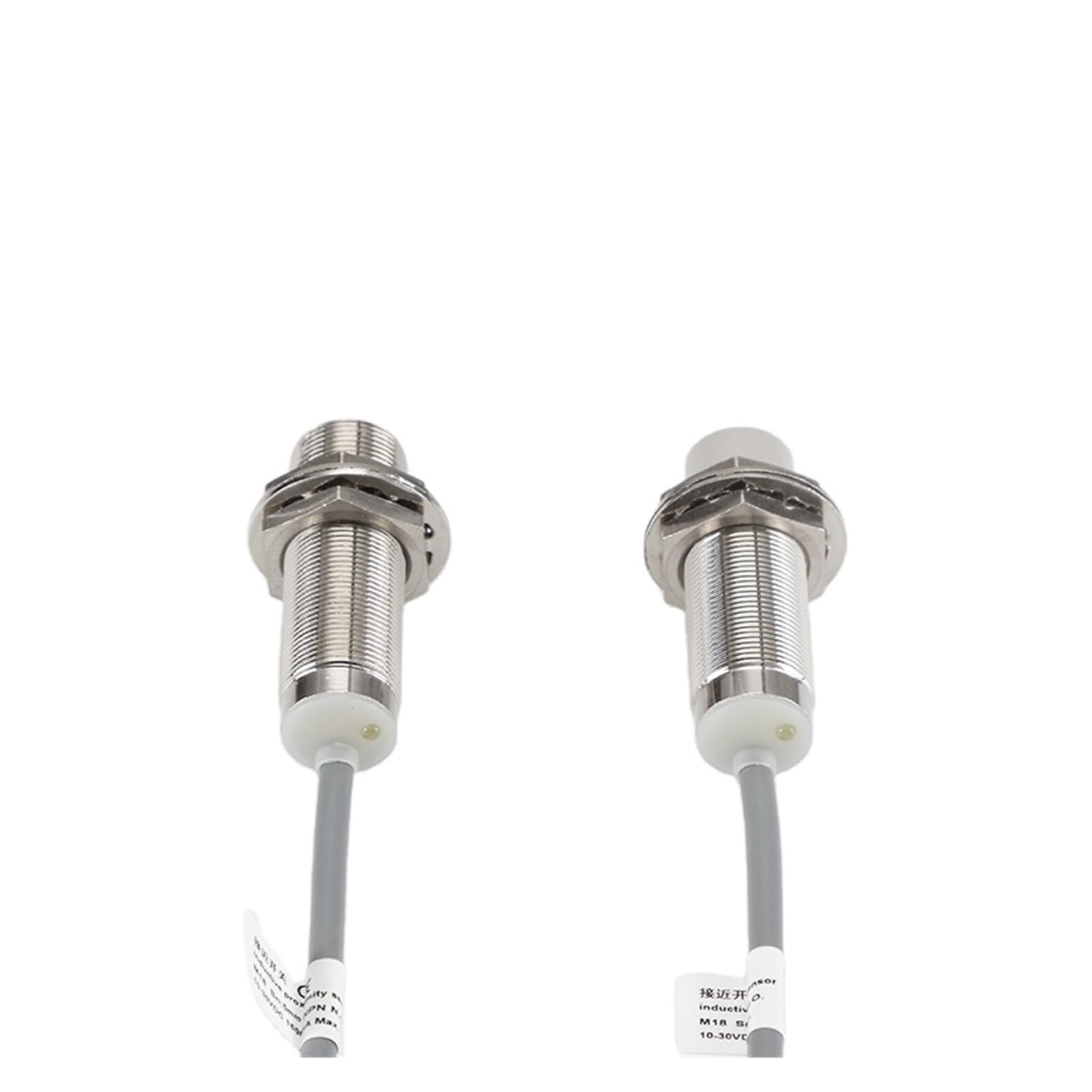 Sensor inductivo M18 NPN NO con detección de 8mm y voltaje CC 10-30V