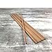 Artif Lot de 10 Baguettes Rondes, diam. 8 mm, Tige de 50 cm de Long, Tourillon en Bois de hêtre Lisse
