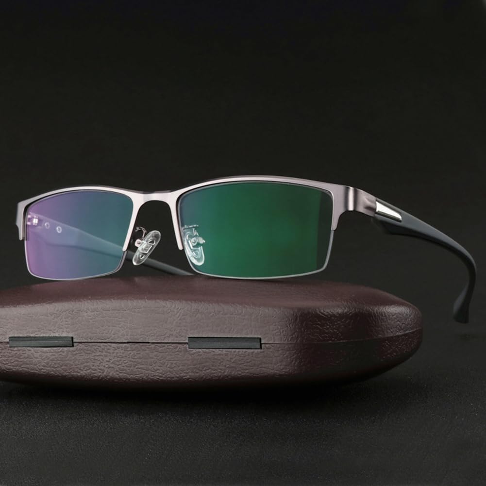 JIETIAN Lector fotocrómico de Alta definición al Aire Libre para Hombres, Lente de Resina asférica 1.56 Gafas de Sol Inteligentes/protección Ultravioleta,01,+1.0