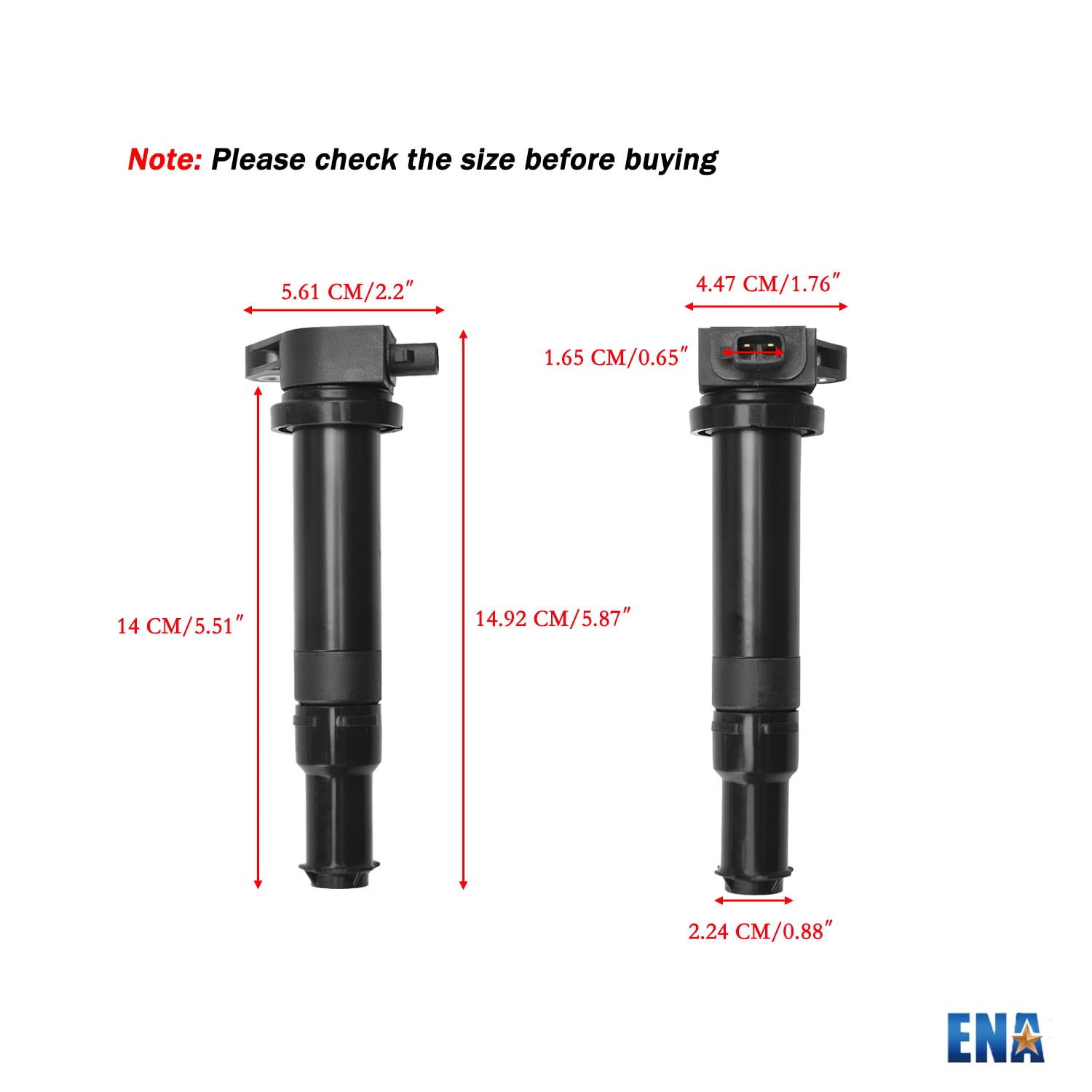 Set Of 4 Coils For 2006-2011 1.6L L4 Engine Kia Rio Set Of 4