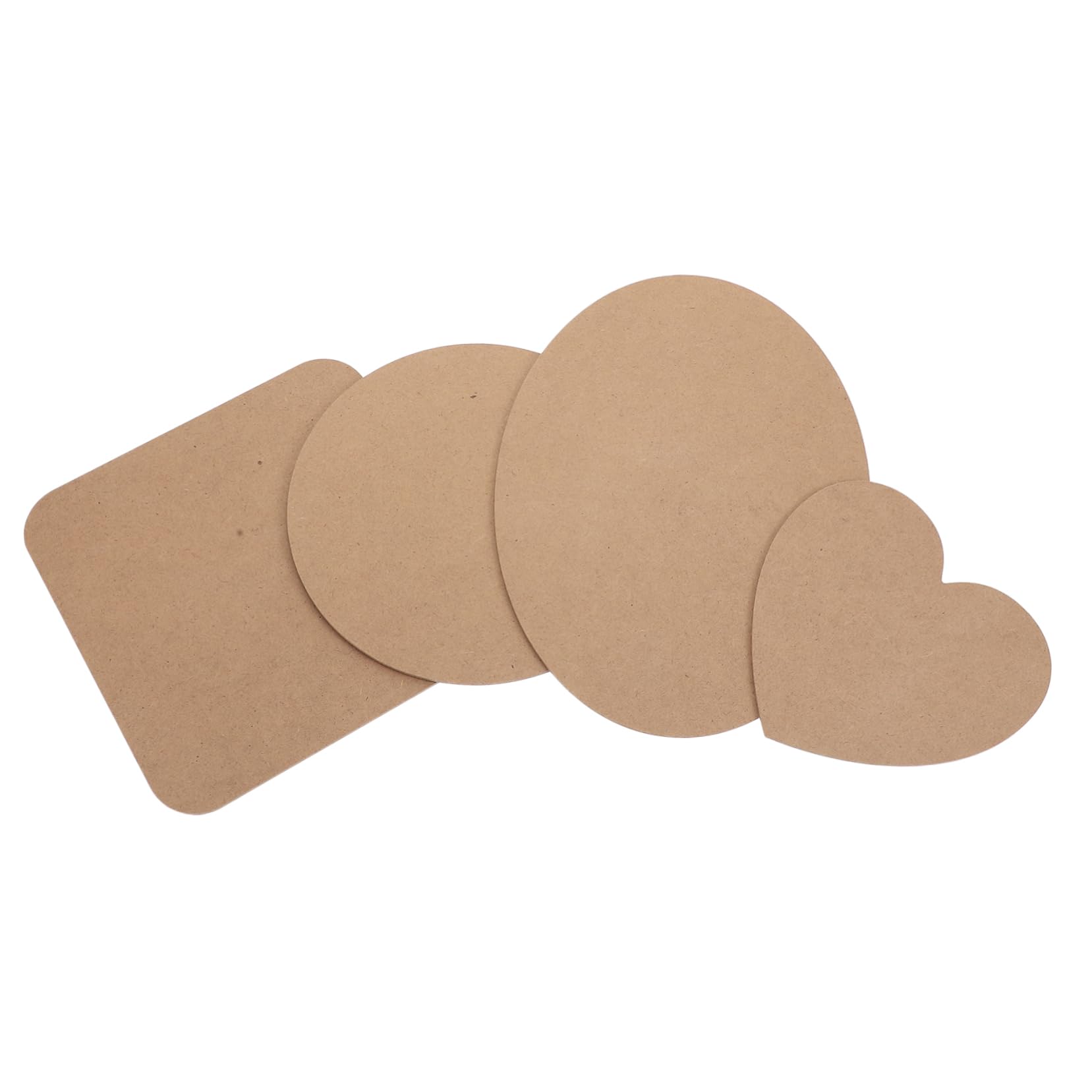 OSALADI Wooden Craft Base for Pottery Sculpture Pcs Density Board Pad Safe Material