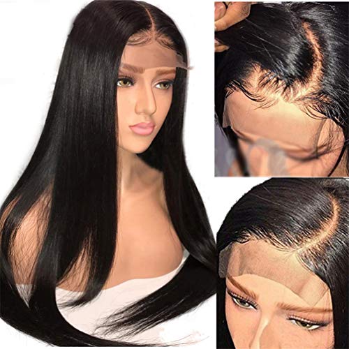 Perruque lace front wig synthétique haut de gamme avec cheveux de bébé intégrés