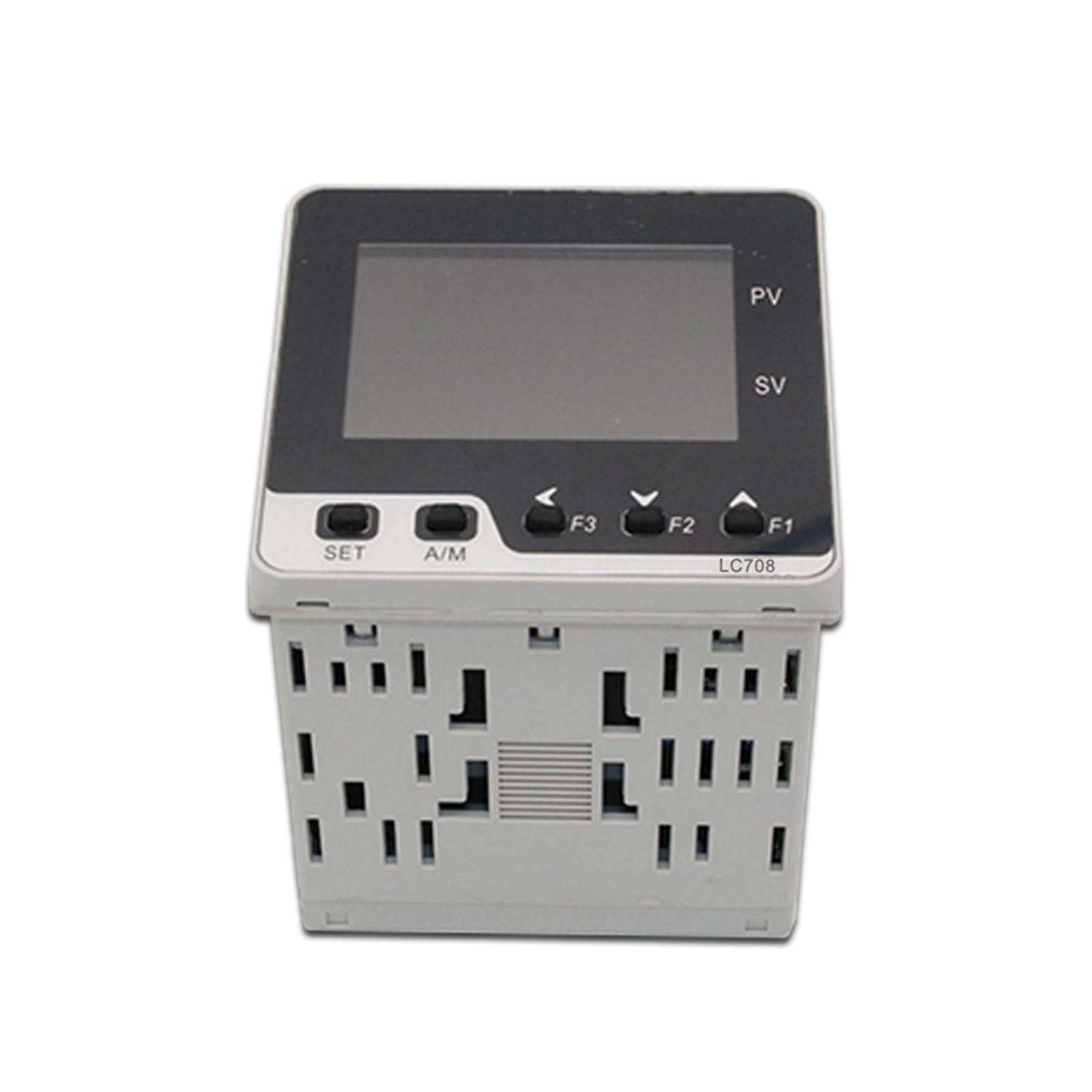 Controlador de temperatura, Controlador de temperatura digital PID, entrada 0-10 V, relé SSR, 4-20 mA, salida 0-10 V, RS485 Modbus, 72 x 72 mm, LC708(Ssr Out 2alarms)