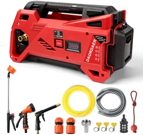 Cordless Water Transfer Pump Battery Operated Compatible with Milwaukee M18(18-20V) Battery,9.6GPM,75FT Max Head,Portable Transfer Pump for RV, Tank, Pool Draining, Garden Watering(Tool Only) image 3