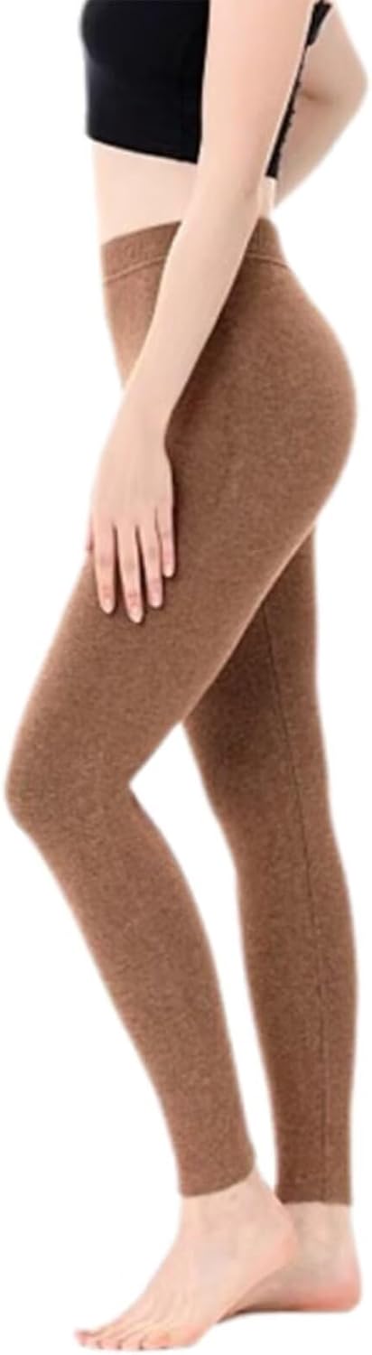HNVAVQ Women's Leggings Warm Winter Tights High Waisted Thermal Underwear Bottoms Pants,100% Cashmere