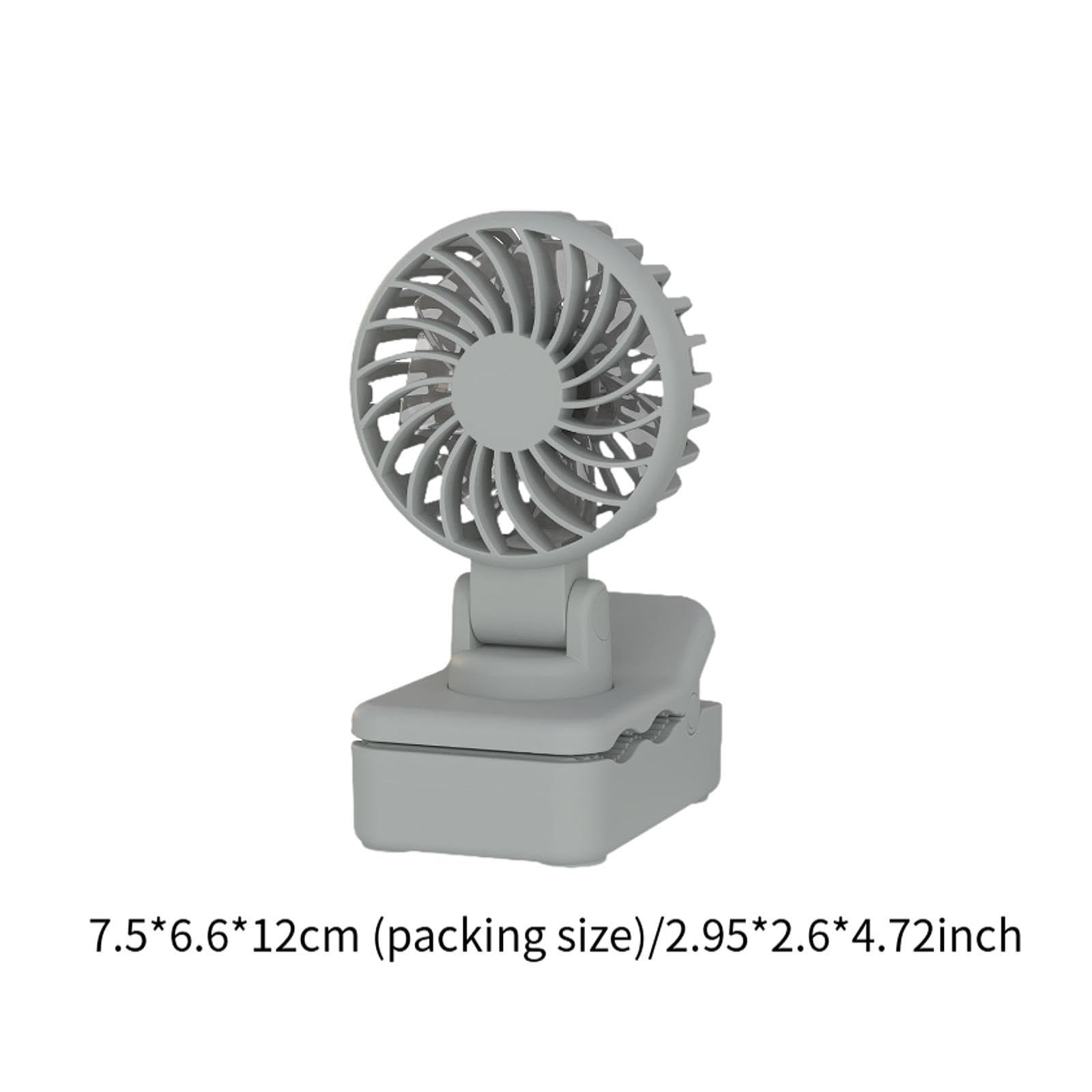 Ventilatore Compatto a Clip, Ideale per L'estate, con Impostazioni Adatte a Diverse Attività, Verde