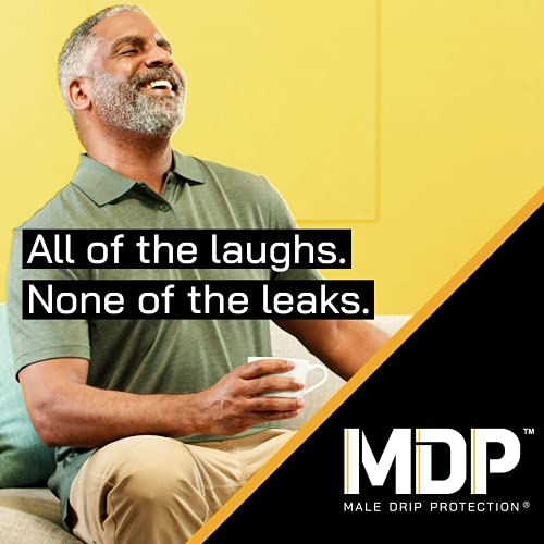 MDP Male Drip Protection Absorbent Sleeves (15 Pack) for Urinary Drip and Light Male