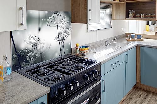 Crédence de cuisine 80x55 cm protège mur aluminium KitchenYeah