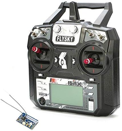 FlySky FS-i6X Transmitter and FS-X6B 6 Channel 2.4GHz Receiver Radio Remote Control Combo for Airplane Helicopter Quadcopter Drone