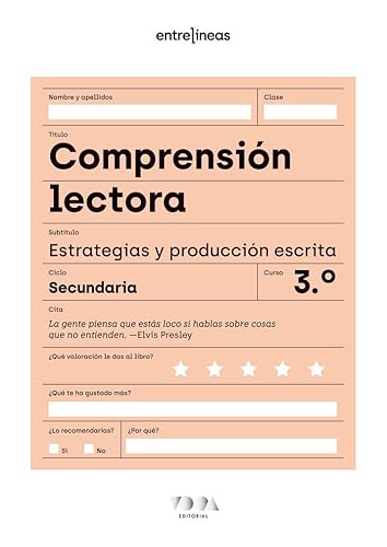 Entrelíneas 3. Comprensión lectora, estrategias y producción escrita