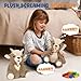 SnugBibble Screaming Goat Plush Toy, Goat Stuffed Animal – Funny Screams Sound When Squeezed – Cute Stuffed Animal Gift for Kids, Friends, and Coworkers