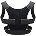 Adjustable Back Braces Posture Corrector Magnetic Position Correction Braces Supports Back Belt Support Corset Back Lumbar Shoulder Corrector (Black)