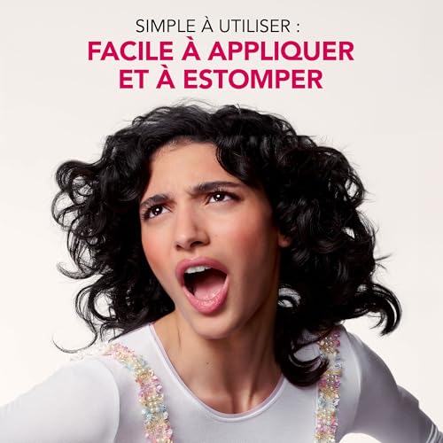 BOURJOIS - Boîte Ronde Blush 15 Rose Eclat - Piceau & Miroir Intégré - Technologie Fard Cuit - Texture Fine & Légère - Facile À Estomper - Parfum Gourmand