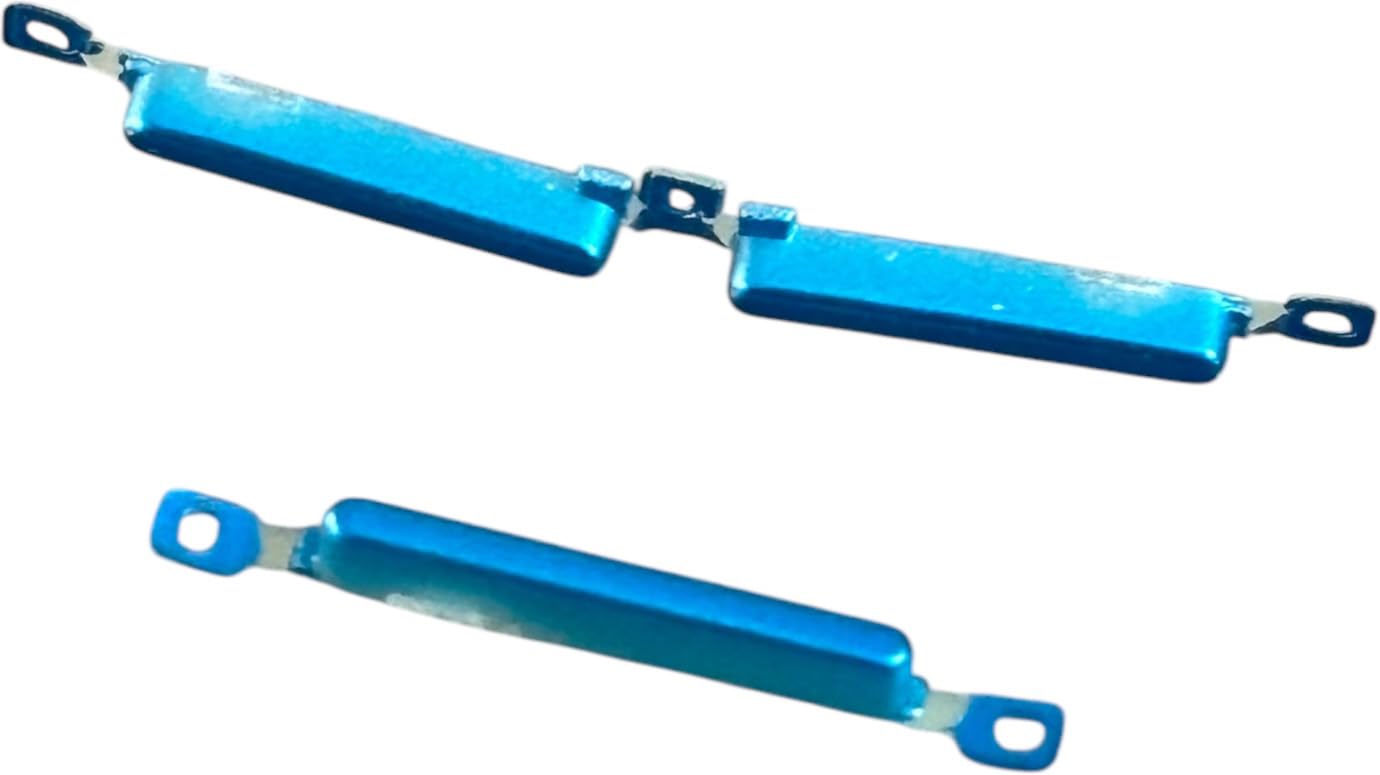 Compatible with Realme C3 Replacement Side Key Side Popwer on Off and Volume Press Button Out Rubber Blue-image-49
