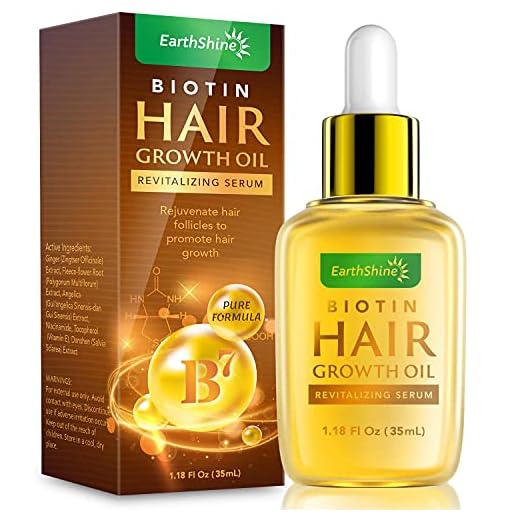 Hair Growth Serum - Biotin Hair Regrowth Oil Prevent Hair Loss and Helps Hair Thicker, Stronger, Longer Hair Treatment Men and Women 1.18 Oz (35 mL)