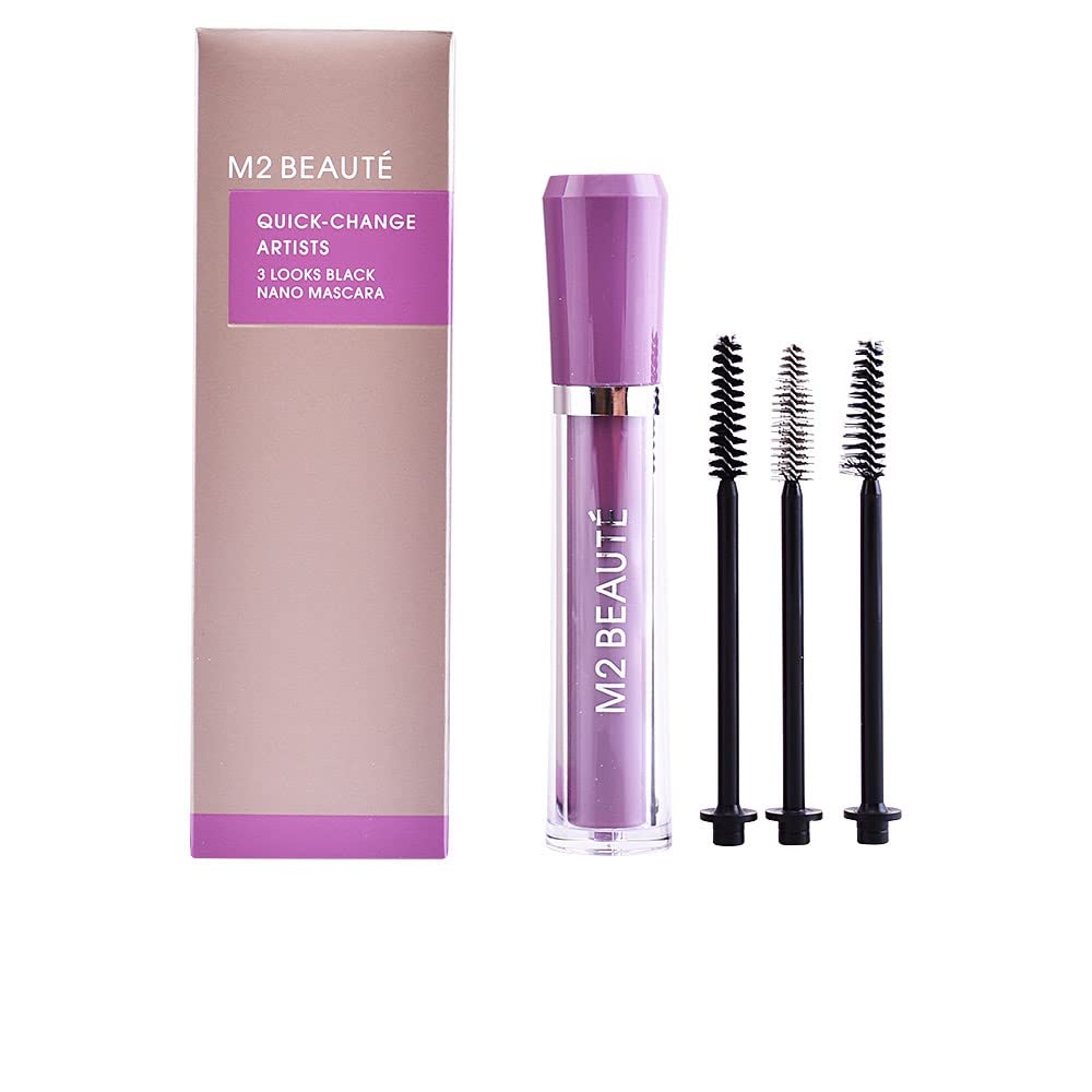 M2 BEAUTÉ M2 Beaute 3 Looks Black Nano Mascara 0.2 oz