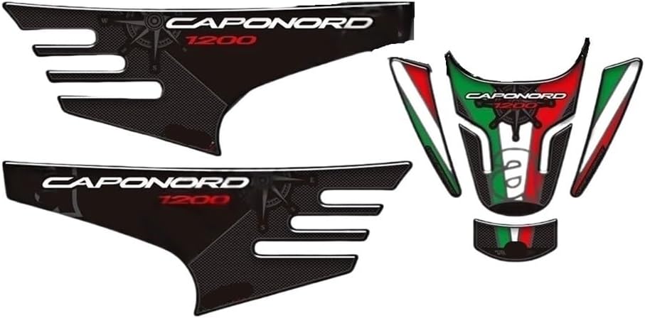 Tank Traction Pad Motorcycle Tank Pad Grips Kit Stickers Decals Protector Protection for Caponord 1200 Rally