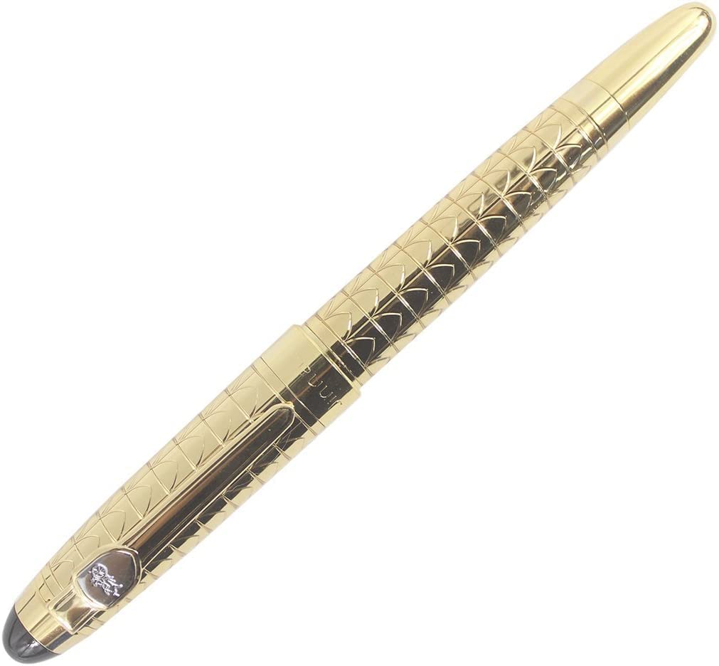 Stifte, Gelschreiber, Kugelschreiber, 195 goldenes Gitter und silberner Clip-Tintenroller (Farbe: Gold)