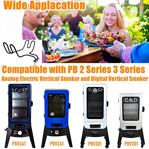 Heating Element Replacement Parts Compatible With Pitboss Electric Smoker Accessories, Fit For Pb 2 Series 3 Series Analog Electric Vertical Smoker And Digital Vertical Smoker, 1650W 120V #TOP1