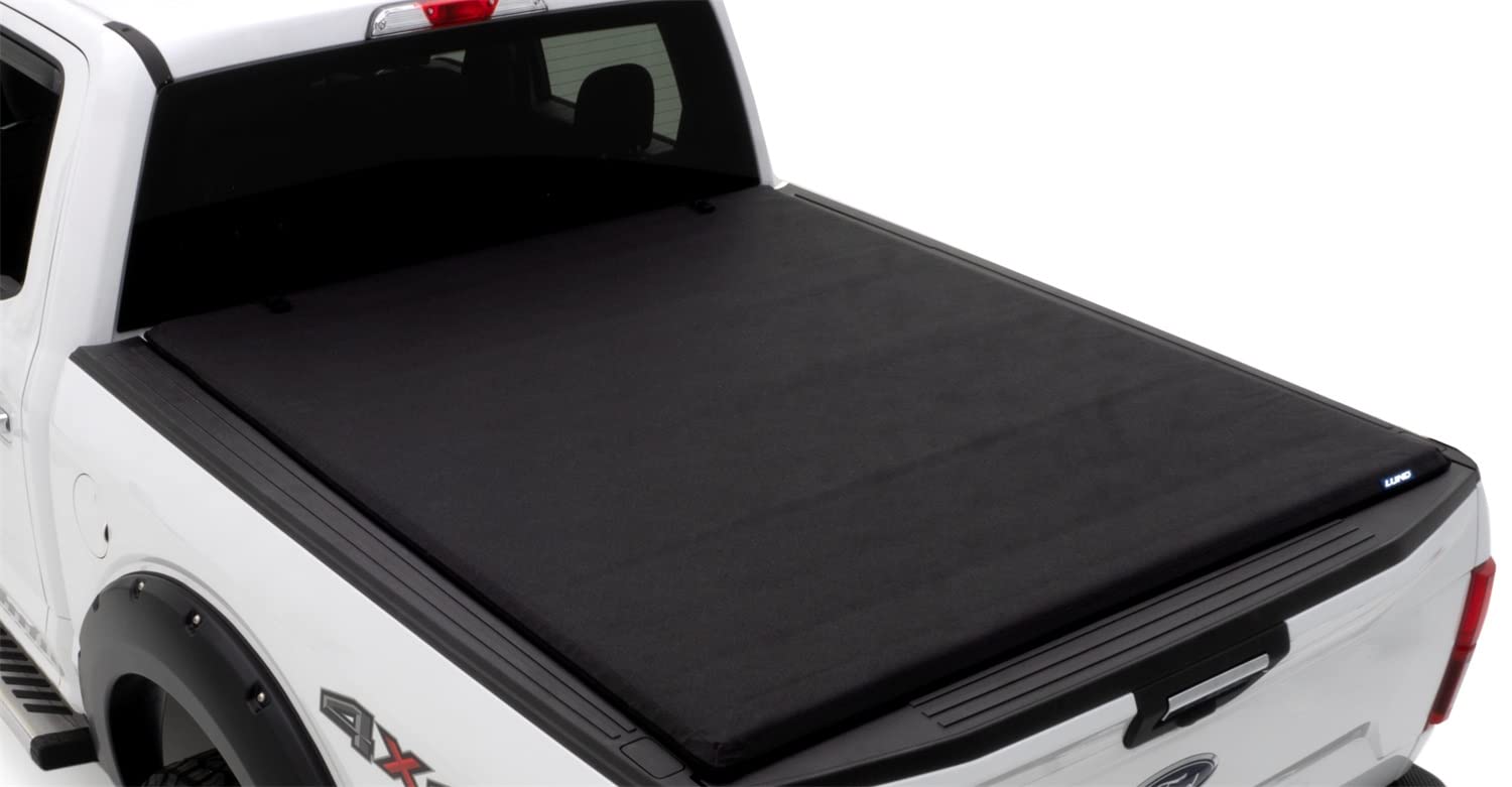 Lund Genesis Roll Up Soft Roll Up Truck Bed Tonneau Cover | 96064 | Fits 2009-2018, 19/20 Classic Dodge Ram 1500 6' 4" Bed (76.3")