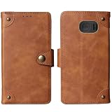 Cheshaoping in Vera Pelle Stand Portafoglio Cover Per SPC HARMONY 2 4G 2.4" Premium Caso Case Copertina Custodia Guscio Protettiva Anti Urto e Graffi (Marrone)