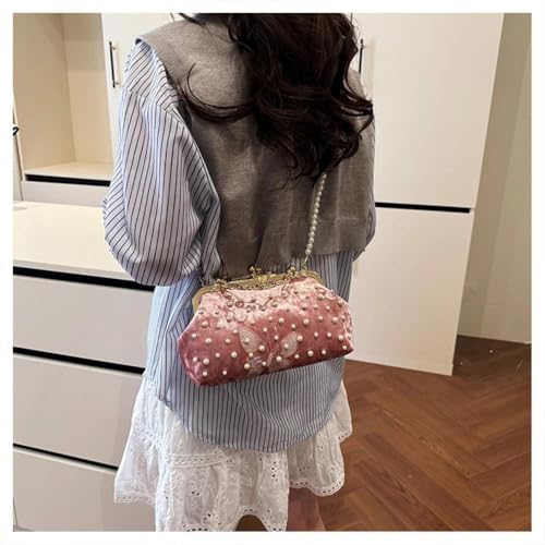 Bolso Tote Mariposa de Perlas para Mujer miniatura 5