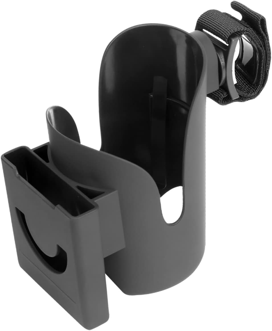 Toyvian Stroller Cup Holder Mobile Phone Rack Cart Accessory Lightweight and Durable Design Fits Bottles and Phones for Parents The