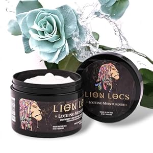 Lion Locs Hair Locking Dreads Moisturizer for Dreadlocks, Locks, Microlocs, Interlocks, Braids, Fauxlocs, Sisterlocks | – Large Container Residue and Build-Up Free (8oz) (Regular)
