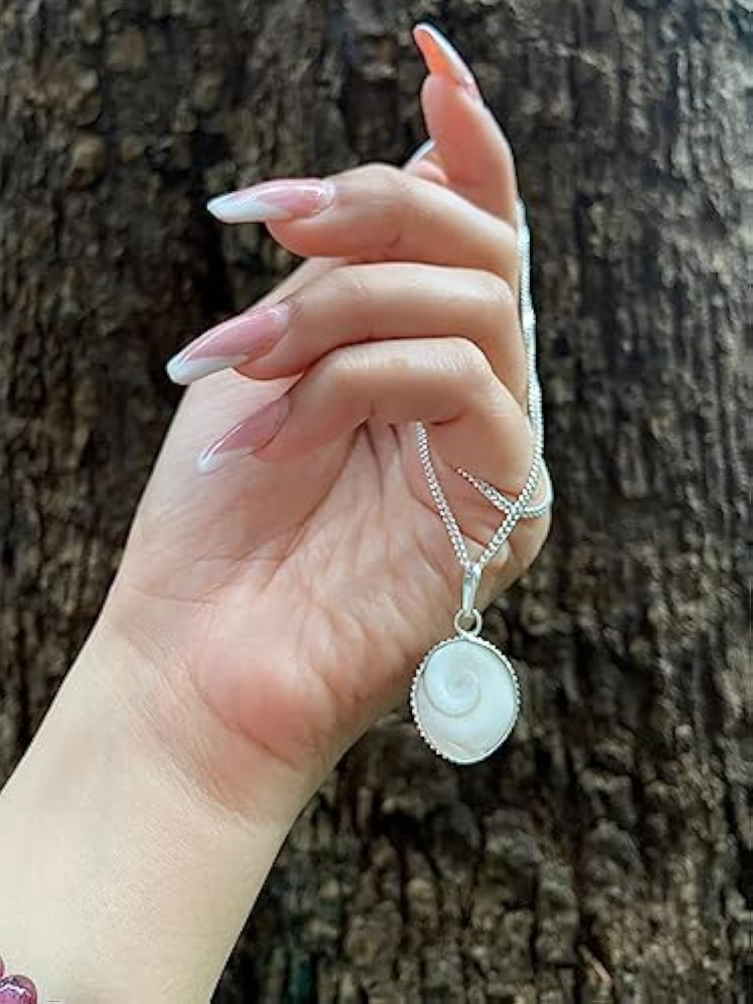 Gomti Chakra Pendant with Chain for Money Flow