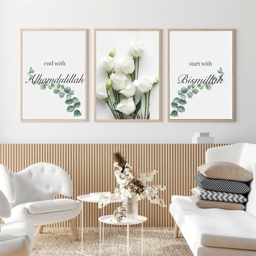 Affiches Botaniques et Art Islamique 60x80cm de WBYZAC pour Salon