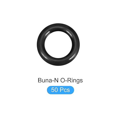 Miniatura 5 de Juntas tóricas de goma de nitrilo Buna-N, para grifo, manguera de agua, filtro, bomba, tubería de aire, conexiones de gas - 0.433 x 0.315 x 0.059 in