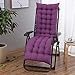 Poduszka Na Krzesło, Zagęszczony Ogrodowy Poduszka Do Leżaka Poduszka Na Fotel Bujany Fotel Relaxer Poduszka Na Siedzenie Z Oparciem, 160X48 Cm-Fioletowy