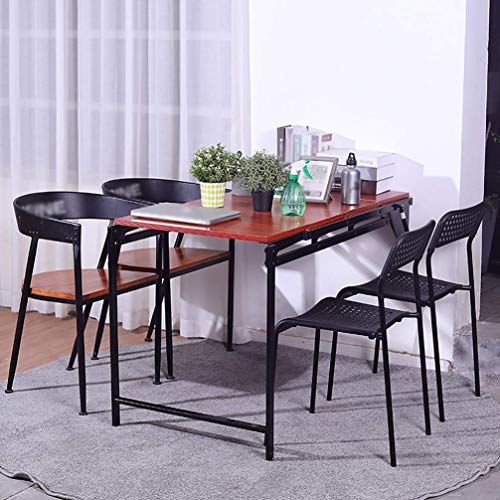 Mtylx Table,Desk,Multi-Function Convertible Bookcase Balcony Office Shelf Flower Stand With Large Storage Area,122.5 75.5 65Cm,Maple,122.575.565Cm #TOP6