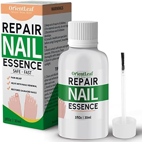 ORIENTLEAF Nail Repair, Fingernail and Toenail Repair, Strengthen Nail Solution, Repairs and Protects Toenail and Fingernail from Discoloration, Brittle and Crack