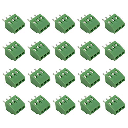 Conector de bloque de terminales de 3 pines para reparar y ensamblar placas PCB fácilmente