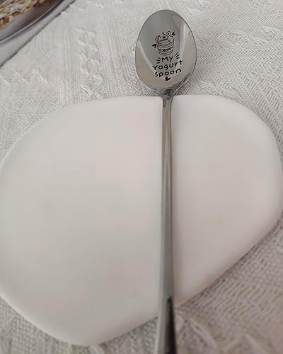 Miniatura 2 de My Yogurt Spoon - Cuchara de regalo para amantes de los yogures, mujeres y hombres, regalo de cumpleaños de Navidad para hijo, hermana, cucharas de