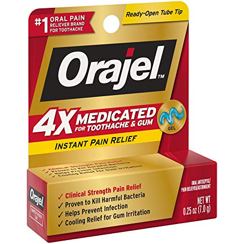 Orajel 310310325039 4X For Toothache & Gum Pain Severe Gel Tube thumb #9