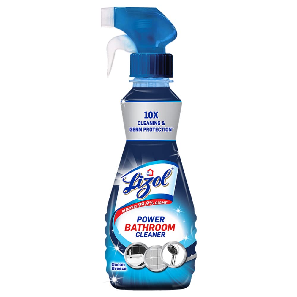 Lizol Bathroom Power Cleaner Liquid Spray 250 ml Removes 99.9