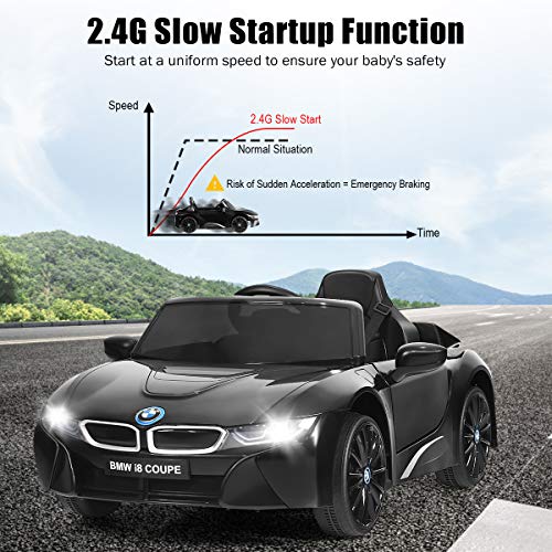 image for Costzon Ride on Car, 12V Battery Powered Electric Vehicle w/ 2 Motors,