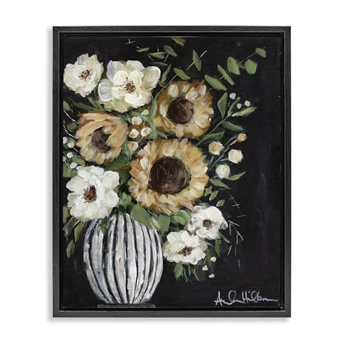 Country Bouquet Floral, 17 x 21 Inch Canvas in Floater Frame