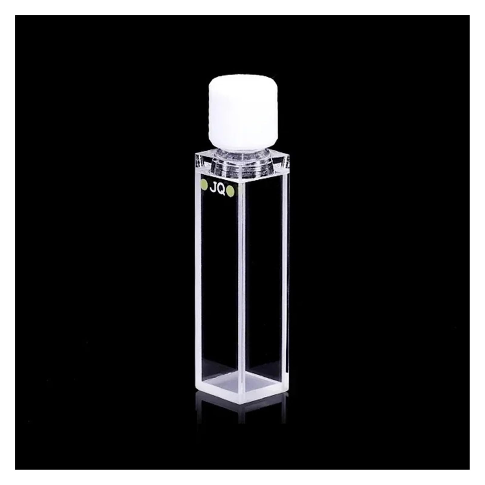 Cuvetta for fluorescenza al quarzo da 10 mm con tappo a vite