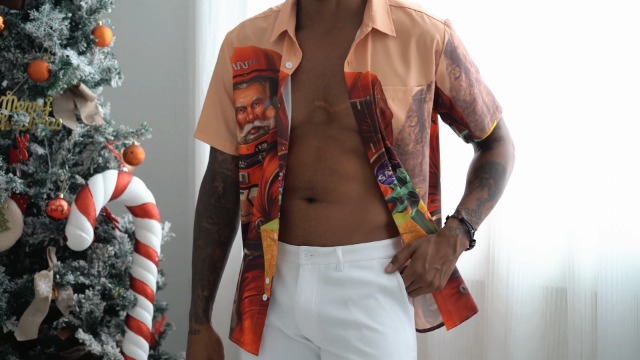 Amazon.com: Hardaddy Men's Christmas Shirt Button Down Short